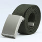 Fashion New Unisex Trousers Belts Canvas Belt Metal Buckle Men Women Boys Jeans Belts Candy Colors Top Quality Luxury Belts