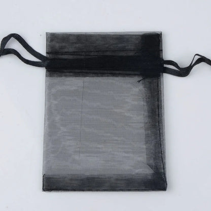 50pcs/lot 24 Colors Jewelry Bag Organza Gift Bags For Jewelry Packaging Bags Wedding Gift Storage Drawstring Pouches Wholesale