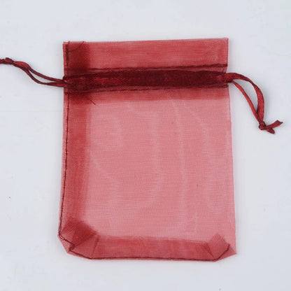 50pcs/lot 24 Colors Jewelry Bag Organza Gift Bags For Jewelry Packaging Bags Wedding Gift Storage Drawstring Pouches Wholesale