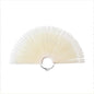50Pcs Oval Fan-Shaped Swatch Sticks with round Tips for Nail Art Gel Polish Display And Organization