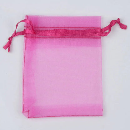 50pcs/lot 24 Colors Jewelry Bag Organza Gift Bags For Jewelry Packaging Bags Wedding Gift Storage Drawstring Pouches Wholesale