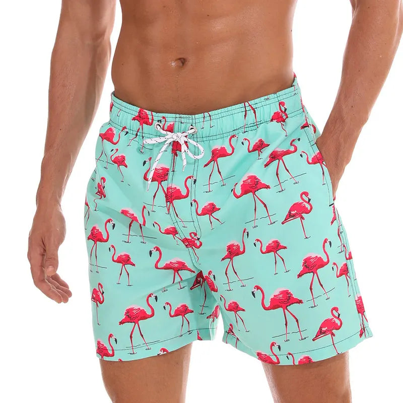 Escatch 2026 Summer New Mens Shorts Polyester Quick Dry Board Mesh Liner Side Pockets Run Gym Swimsuit Surf Swim Trunks For Man