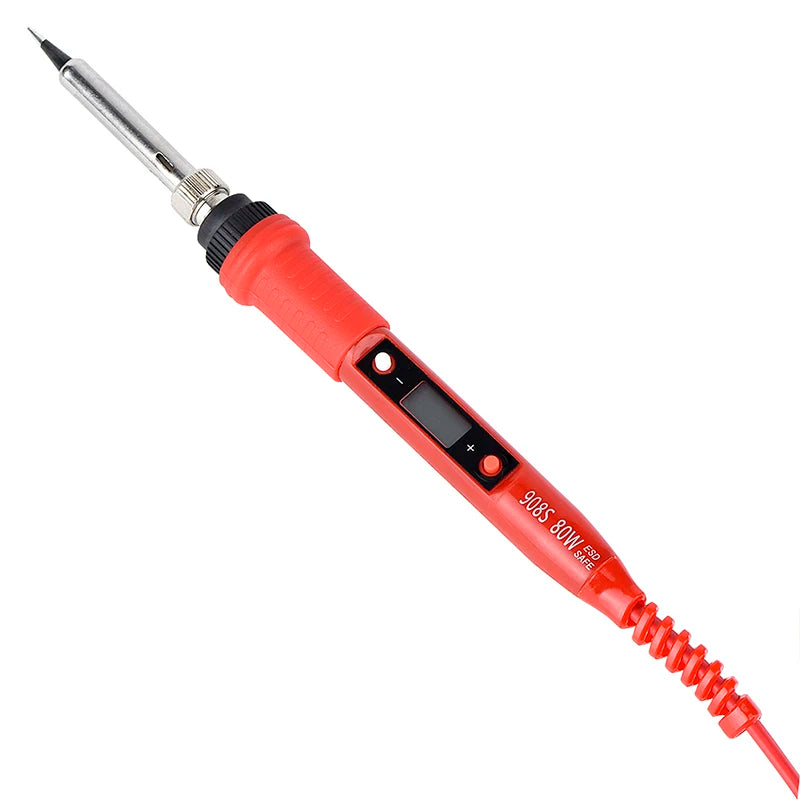 JCD 80W Digital Electric Soldering Iron Kit Temperature Adjustable 220V 110V Welding Tools Ceramic Heater Soldering Tips Rework