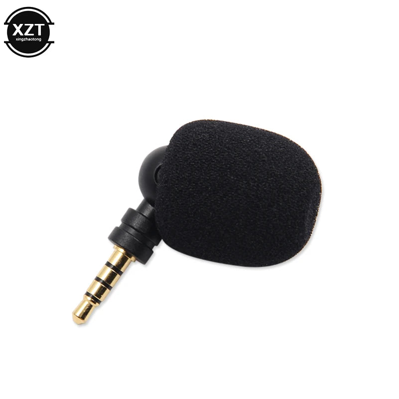 Portable Mini Microphone 3.5mm Aux Mono/ Stereo/ 4 Pole Flexural Bendable for Mobile Phone Computer Laptop PC Recording