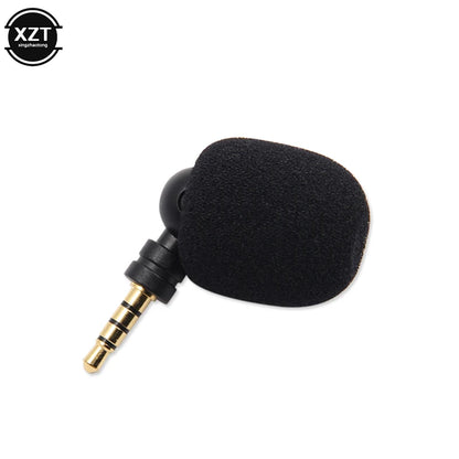 Portable Mini Microphone 3.5mm Aux Mono/ Stereo/ 4 Pole Flexural Bendable for Mobile Phone Computer Laptop PC Recording