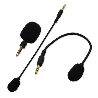 Portable Mini Microphone 3.5mm Aux Mono/ Stereo/ 4 Pole Flexural Bendable for Mobile Phone Computer Laptop PC Recording