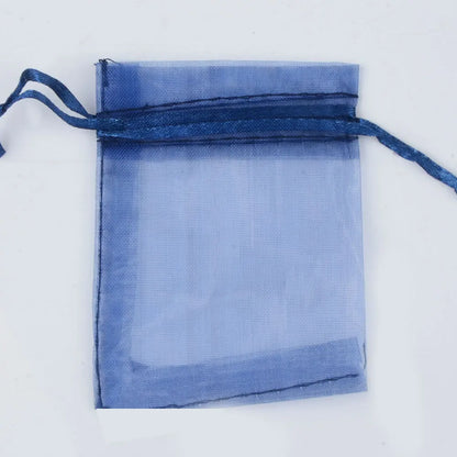 50pcs/lot 24 Colors Jewelry Bag Organza Gift Bags For Jewelry Packaging Bags Wedding Gift Storage Drawstring Pouches Wholesale