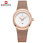 NAVIFORCE Women Watches Fashion Rose Gold Ultra Thin Ladies Watch Luxury Waterproof Quartz WristWatch Woman Relogio Feminino