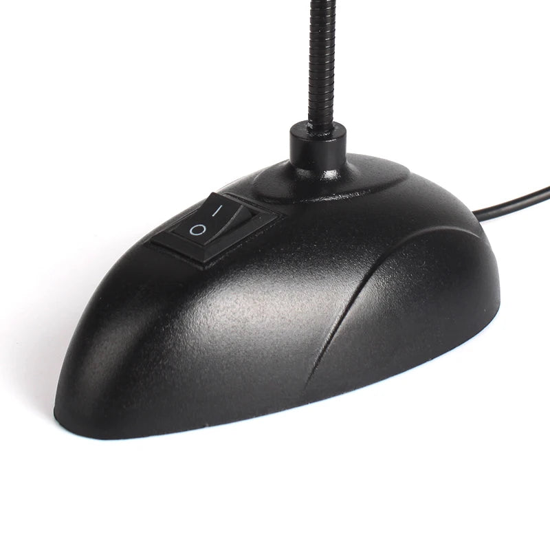 Flexible Stand Mini Studio Speech Microphone 3.5mm Plug Gooseneck Mic Wired Microphone for Computer PC Desktop Notebook #21230