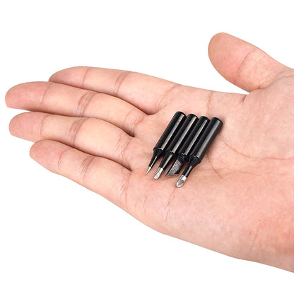 JCD Soldering Iron Tips black Pure Copper Soldering Tip 5pcs/set 900M-T Lead-free Welding Solder Rework Tools Accessories