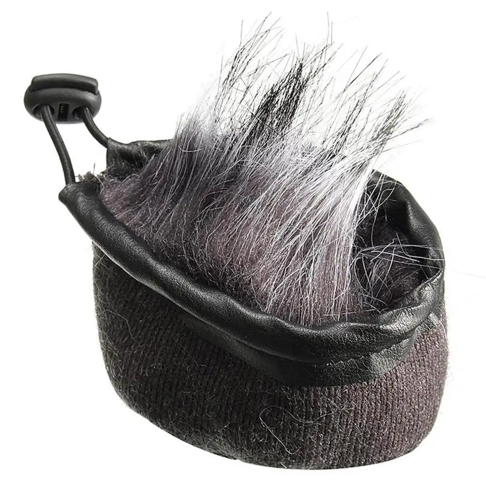 For Zoom H4N H2N Recorder Artificial Fur Wind Microphone Cover Muff Windscreen Sleeve Shield