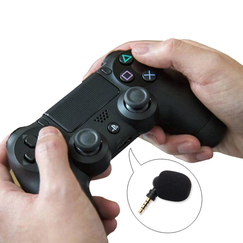 Portable Mini Microphone 3.5mm Aux Mono/ Stereo/ 4 Pole Flexural Bendable for Mobile Phone Computer Laptop PC Recording