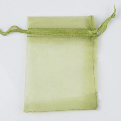 50pcs/lot 24 Colors Jewelry Bag Organza Gift Bags For Jewelry Packaging Bags Wedding Gift Storage Drawstring Pouches Wholesale