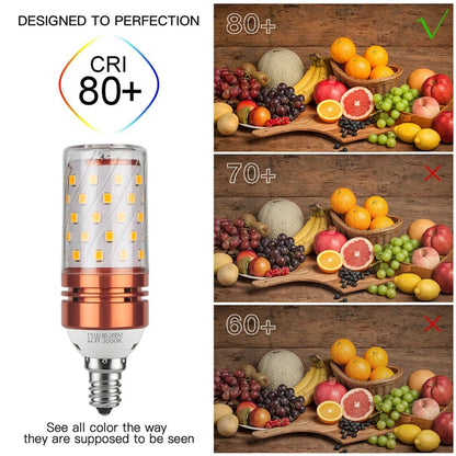 1Pcs/lot E27 E14 LED Lamp light SMD 2835 12W 16W 60LEDS 80LEDS lamps lights 220V Bulbs LED Corn Candle bulb 2 Color Temperatures