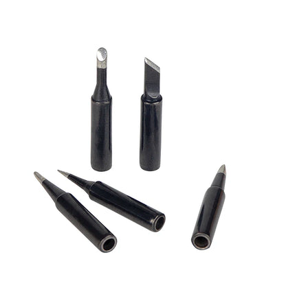 JCD Soldering Iron Tips black Pure Copper Soldering Tip 5pcs/set 900M-T Lead-free Welding Solder Rework Tools Accessories