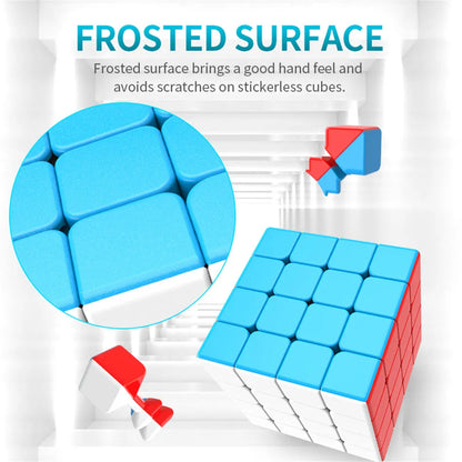 MOYU Speedcube Meilong Magic Cube Stickerless 4x4 5x5 6x6 7x7 8x8  Speed Puzzle Cubes Toys Gift