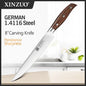 XINZUO 1-5PCS High Quality 3.5+5+8+8+8"  Paring Utility Cleaver Chef Knife Germany 1.4116 Stainless Steel Kitchen Knife Sets