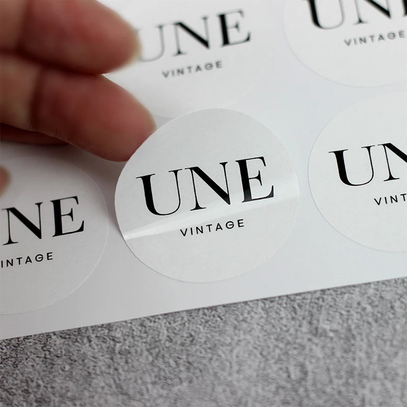 100PCS 3cm 4cm 5cm 6cm 7cm Custom Sticker and Customized LOGO/Wedding Stickers/Design Your Own Stickers/Personalized Stickers