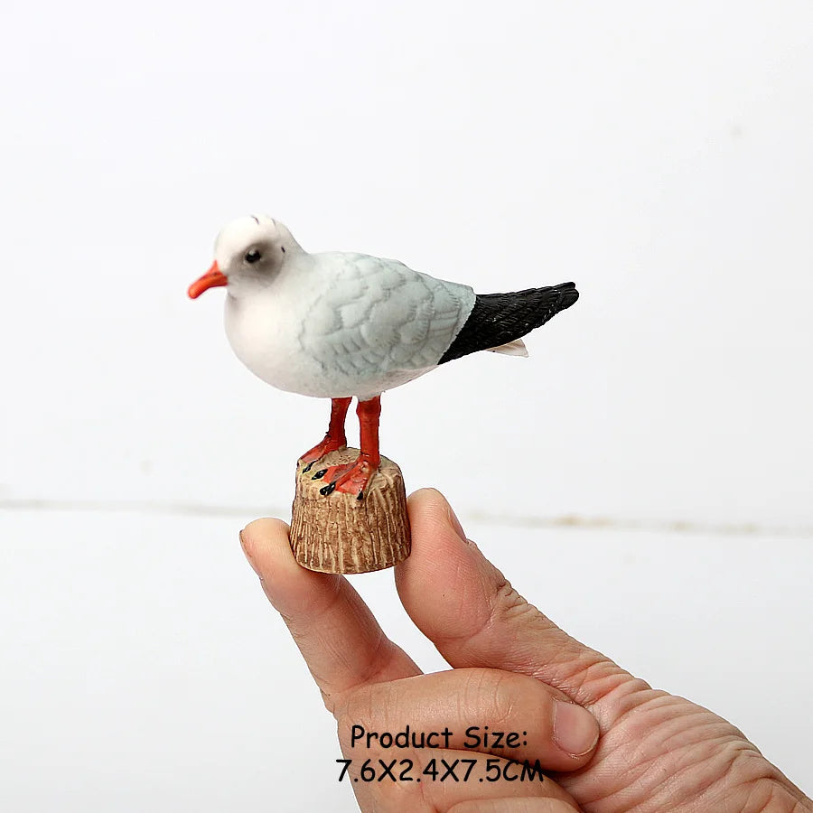Simulated Bald Eagle Owl pelican Parrot Swan Birds Hand Painted Model Toy Figurine for Kids' Collection Science Educational Toys