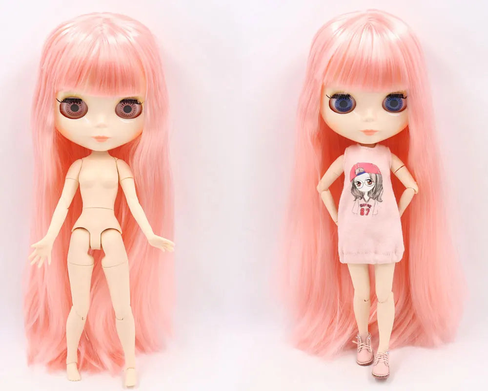ICY DBS Blyth Doll Joint Body 30CM BJD Toy White Shiny Face and frosted Face with Extra Hands AB and Panel 1/6 DIY Fashion Doll