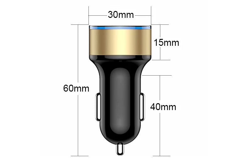 Car Charger Splitter Cigarette Lighter Socket Fast Charger on USB For Citroen C4 C5 C3 Ford Focus 2 3 4 Fiesta Mondeo Kuga