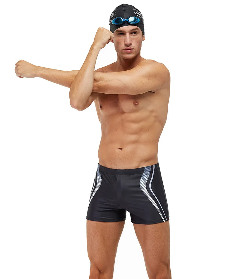 Datifer Brand 2026 Hot Sale Man Swimtrunks Breathable Adjustable Elastic Swimwear Male Swim Briefs  Bañador Hombres Short