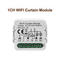 GIRIER Tuya Smart Wifi Curtain Module Blind Switch for Roller Shutter Electric Motor 1/2 Gang Compatible with Alexa Google Home