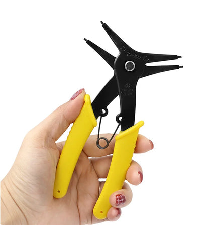 2 in 1 Snap Ring Plier 4 Way Type Circlip Pliers  Multifunctional  Hand Tool