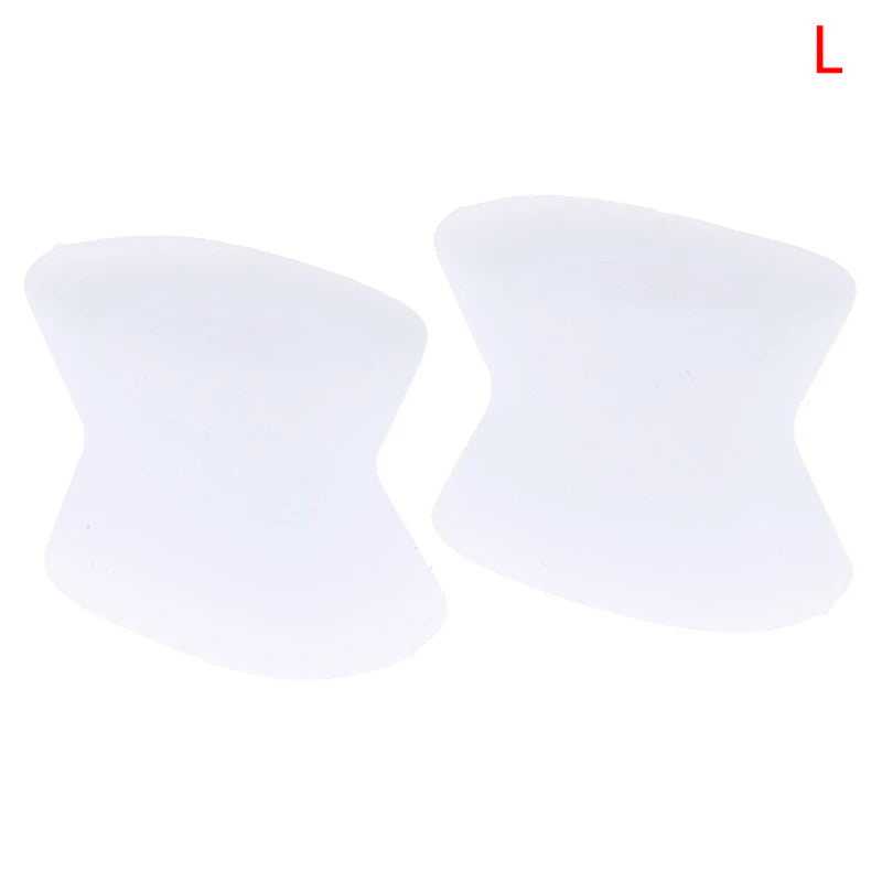 2PCS Silicone Foot Finger Toe Separator Adjuster Hallux Valgus Pedicure Corrector Feet Care Bunion Bone Thumb Valgus Protector