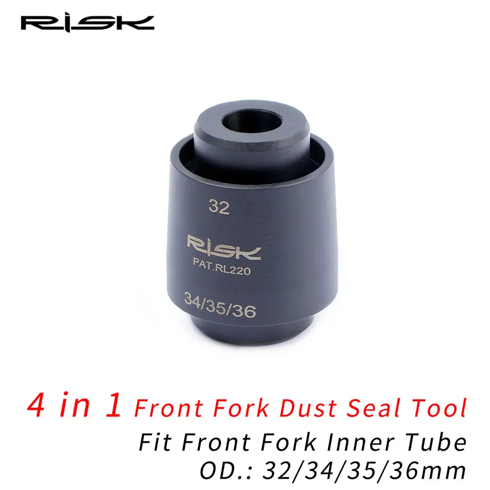 RISK Mountain Bike Suspension Front Fork Dust Seal Oil Sponge Ring 32 34 mm 35mm 36mm MTB Bicycle Fork Inner Tube Dust Seal Tool