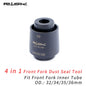 RISK Mountain Bike Suspension Front Fork Dust Seal Oil Sponge Ring 32 34 mm 35mm 36mm MTB Bicycle Fork Inner Tube Dust Seal Tool