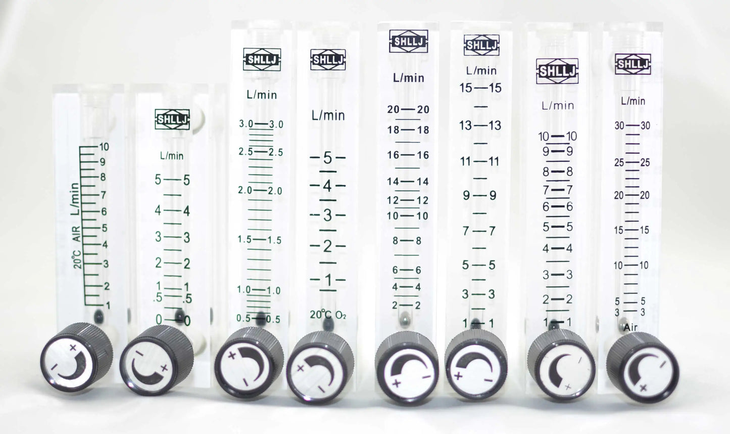 LZQ-6,7 Acrylic air flow meter (H=120mm gas flow meter)with control valve for Oxygen conectrator ,it  can adjust  flow