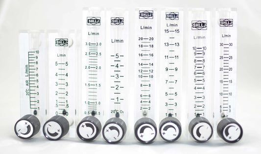 LZQ-6,7 Acrylic air flow meter (H=120mm gas flow meter)with control valve for Oxygen conectrator ,it  can adjust  flow
