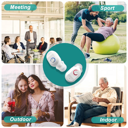 NEWEST Rechargeable Hearing Aid Digital  Hearing Aids Sound Amplifier Portable Deaf Elderly Dropshipping Free Shipping
