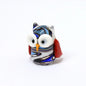 Handmade Mini Glass Owl Craft Figurine Japan Style Cartoon Animal Ornament Gift for Fairy Garden Home Tabletop Decor Accessories