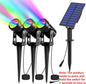Solar Powered Spotlight IP65 Solar LED Light Outdoor Landscape Yard Garden Tree Separately Lamp Aluminum Anti Rust Solar Lamp
