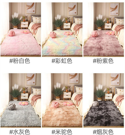 Washable Long Hair Carpet Living Room Coffee Table Fluffy Large Rugs 160x230 Girl Bedroom Thick Carpets In Door Non-slip Mats