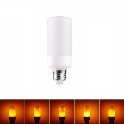 3 Modes+Gravity Sensor 9W 12W E27 E26 E14 B22 Flame Bulb 85-265V LED Flame Effect Fire Light Flickering Emulation Decor LED Lamp