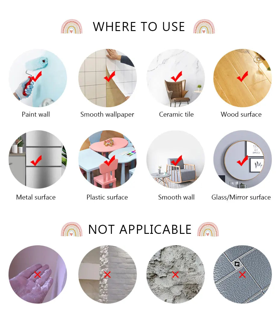 Spanish Things to Remember,Therapy Office Decor Wall Stickers for Kids Room Bedroom Nursery Home Decoration Wall Decals