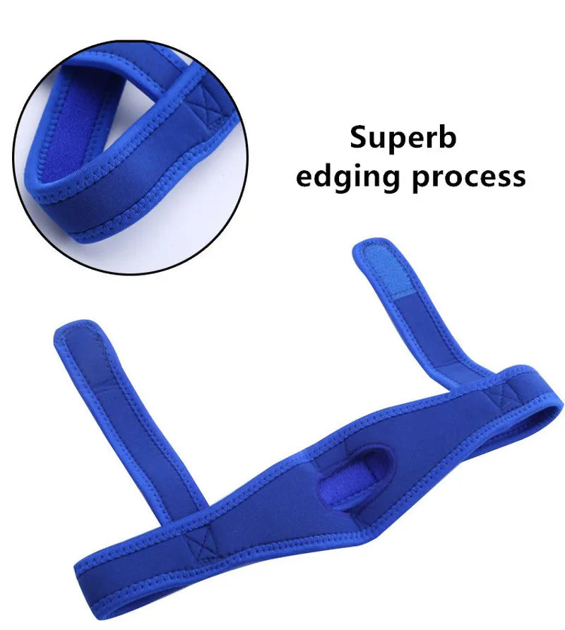Adjustable New Neoprene Anti Snoring Strap Stop Snoring Chin Strap Snoring Mouth Guard Snoring Treatment Snore Relieve for Sleep