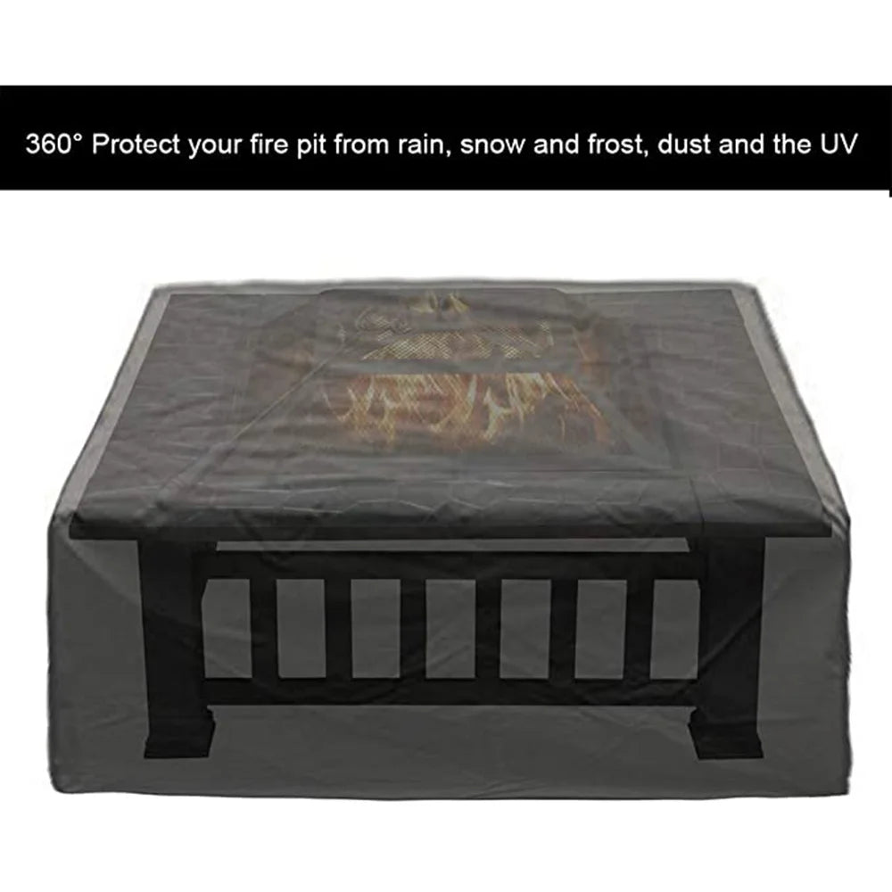 75 Sizes  Furniture Waterproof  Cover For Rattan Table Cube Chair Sofa  Rain Garden Patio Protective Cover Black and Silver