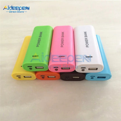 5600mAh 2X 18650 USB Power Bank Battery Charger Case DIY Box For iPhone For Smart Phone MP3 Electronic Mobile Charging DC 5V 1A