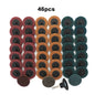 35/46/52PCS 2"Abrasive Disc Sanding Discs Roll Lock Surface Conditioning Discs R-Type Quick Change Disc with1 Disc Pad Holder