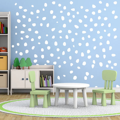 150 Pcs Cute Irregular Dot Shapes Wall Sticker Baby Nursery Kids Room Wall DIY Decoration Funny Dot Pattern Vinyl Decal Decor