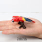 Simulated Bald Eagle Owl pelican Parrot Swan Birds Hand Painted Model Toy Figurine for Kids' Collection Science Educational Toys