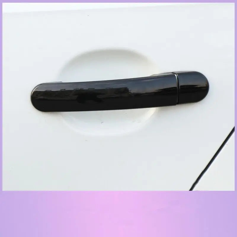 For VW Polo 2010 2011 2012 2013 2014 2015 2016 2017 Black Chrome Car Door Handle Covers Car Accessories Styling Stickers