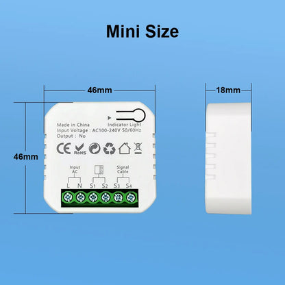 Smart Life ZigBee Garage Door Sliding Gate Opener App Control with Tuya Voice Control with Alexa Google Home Requires Gateway