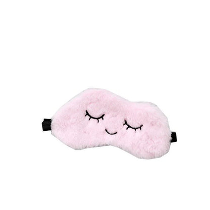 Cartoon Sleeping Eye Mask Plush Eye Shade Cover Eyeshade Cloud Eye Cover Eyepatch Nap Health Eye Cover