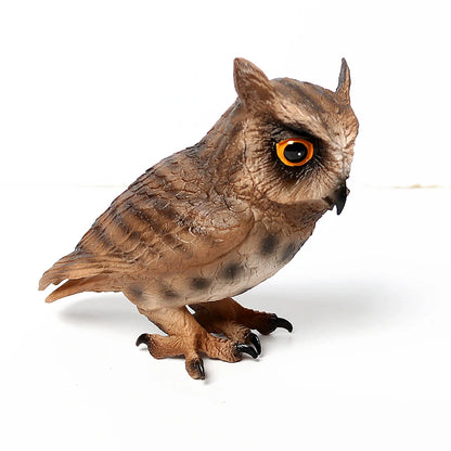 Simulated Bald Eagle Owl pelican Parrot Swan Birds Hand Painted Model Toy Figurine for Kids' Collection Science Educational Toys