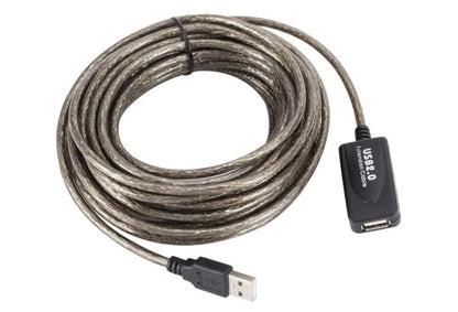 3M 5M 10M 15M 20M 25M 30M USB 2.0 Extension Cable Male to Female Active Repeater Wireless Network Card Extender USB Adapter Cord